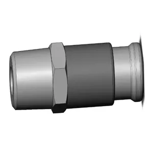 SMC VALVES KK2S-01MS Coupler, Male Thread, Threads Only | AM7WDA