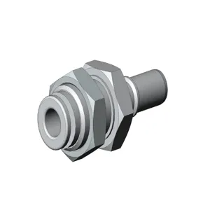 SMC VALVES KK3P-06E Fitting, 6 mm | AM9WPL