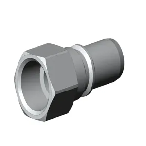 SMC VALVES KK4P-02F Coupler, Female Thread, Threads Only | AM2ZFJ