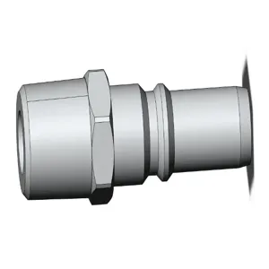 SMC VALVES KK4P-03MS Coupler, Male Thread, Threads Only | AM8YUY