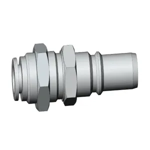 SMC VALVES KK4P-08E Fitting, 8 mm | AL8ZNW