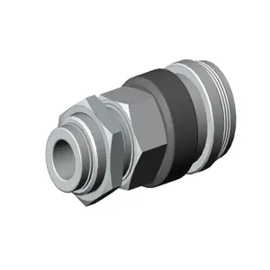 SMC VALVES KK4S-10E Fitting, 10 mm | AM9WPU