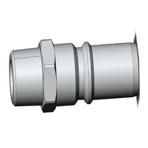 SMC VALVES KK6P-03MS Coupler, Male Thread, Threads Only | AM8WFE