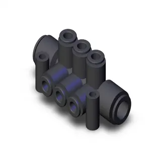 SMC VALVES KM11-06-10-6 Fitting, 6 mm Size, Type Km | AL3QNB