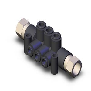 SMC VALVES KM12-06-02-6 Fitting, 6 mm Size, Type Km | AL3QNQ