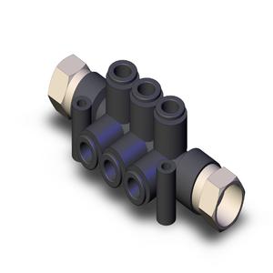 SMC VALVES KM12-08-03-6 Fitting, 8 mm Size, Type Km | AL3QNV