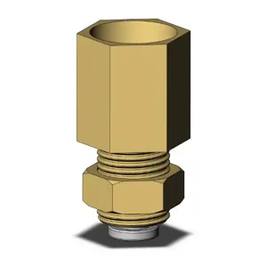 SMC VALVES KQ2E06-03A Fitting, 6 mm | AL3QQJ