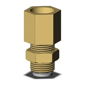 SMC VALVES KQ2E08-G03A Bulkhead Connector, 8 mm Size | AN8VAM