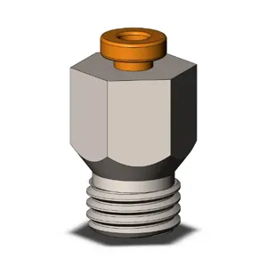 SMC VALVES KQ2H01-U01N Male Connector, 1/8 Inch Size | AN8EKE