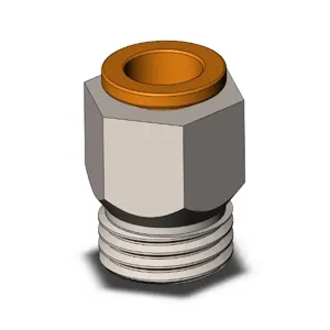 SMC VALVES KQ2H11-U03N Male Connector, 3/8 Inch Size | AN8EKN