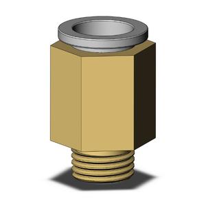 SMC VALVES KQ2H16-03AP Male Connector, 16 mm Size | AN8GNR