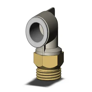 SMC VALVES KQ2L10-U03A Elbow, 10 mm Size | AL3QYC