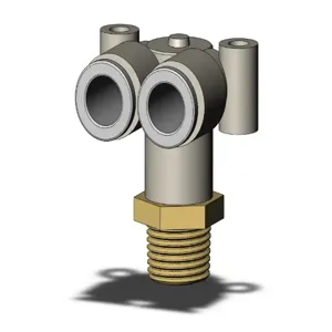 SMC VALVES KQ2LU06-01AS Elbow, 6 mm Size | AL3QZF