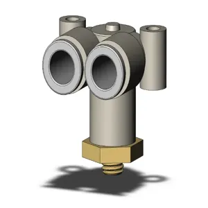 SMC VALVES KQ2LU06-M5A Elbow, 6 mm Size | AL3QZJ