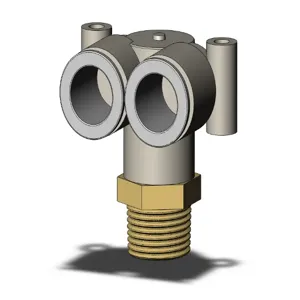 SMC VALVES KQ2LU12-03AS Elbow, 12 mm Size | AL3QZP