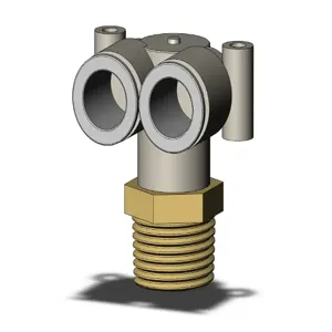 SMC VALVES KQ2LU12-04AS Elbow, 12 mm Size | AL3QZQ