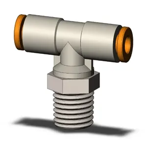 SMC VALVES KQ2T01-34NS Branch Tee, 1/8 Inch Size | AL3QKY