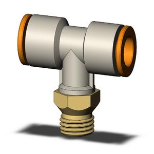 SMC VALVES KQ2T07-U01A Branch Tee, 1/4 Inch Size | AL3RET