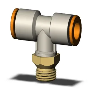 SMC VALVES KQ2T07-U01A Branch Tee, 1/4 Inch Size | AL3RET