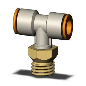 SMC VALVES KQ2T07-U02A Branch Tee, 1/4 Inch Size | AL3REV