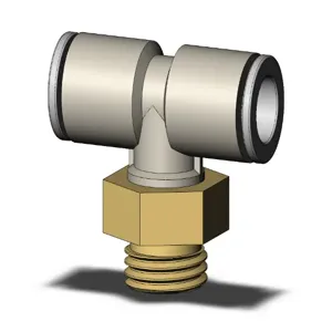 SMC VALVES KQ2T08-G02A Branch Tee, 8 mm Size | AN8JLW