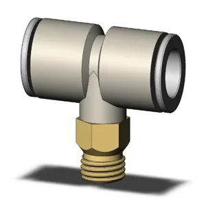 SMC VALVES KQ2T08-U01A Branch Tee, 1/4 Inch Size | AL3RFD