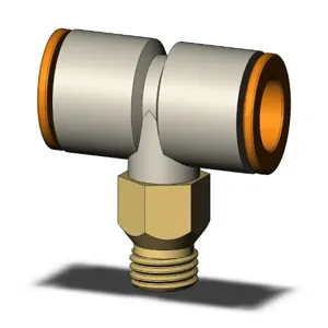 SMC VALVES KQ2T09-U01A Branch Tee, 5/16 Inch Size | AL3RFM