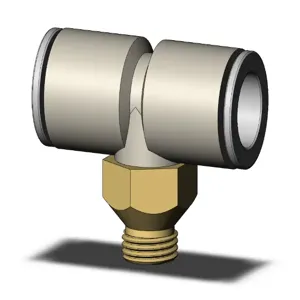 SMC VALVES KQ2T10-U01A Branch Tee, 10 mm Size | AL3RFR