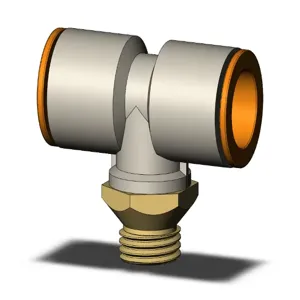 SMC VALVES KQ2T13-U02A Branch Tee, 1/2 Inch Size | AL3RGM