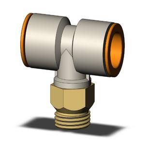 SMC VALVES KQ2T13-U03A Branch Tee, 1/2 Inch Size | AL3RGP