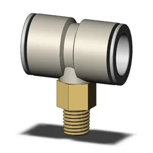 SMC VALVES KQ2T16-02AS Branch Tee, 16 mm Size | AN8UYY