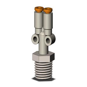 SMC VALVES KQ2U01-35NS Fitting, 1/8 Inch Size, Type Kq2 | AN9XXC