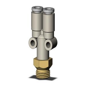 SMC VALVES KQ2U04-U01A Fitting, 4 mm | AL3RJG