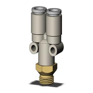 SMC VALVES KQ2U06-U01A Fitting, 6 mm | AL3RJW