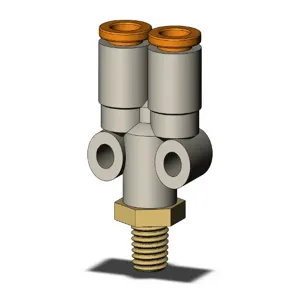 SMC VALVES KQ2U07-33AS Fitting, 1/4 Inch Size, Type Kq2 | AN8UZJ