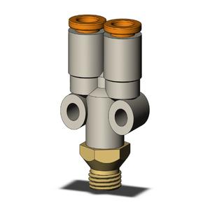 SMC VALVES KQ2U07-U01A Fitting, 1/4 Inch Size, Type Kq2 | AL3RKL