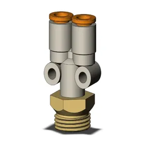 SMC VALVES KQ2U07-U03A Fitting, 1/4 Inch Size, Type Kq2 | AL3RKR