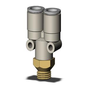 SMC VALVES KQ2U10-U02A Fitting, 10 mm | AL3RLL