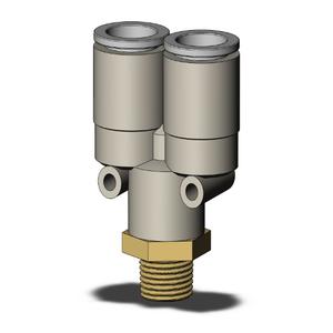 SMC VALVES KQ2U16-03AS Fitting, 16 mm | AL4JUZ