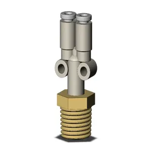 SMC VALVES KQ2U23-02AS Fitting, 3.2 mm Size, Pack Of 10 | AL3RMQ