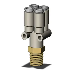 SMC VALVES KQ2UD06-02AS Union, 6 mm Size | AL3RNA