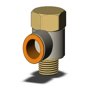 SMC VALVES KQ2VF13-36AS Elbow, 1/2 Inch Size | AL3RTB