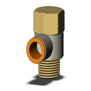 SMC VALVES KQ2VF13-37AS Elbow, 1/2 Inch Size | AL3RTC