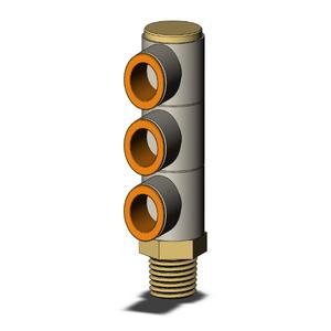 SMC VALVES KQ2VT13-37AS Elbow, 1/2 Inch Size | AL3RVU