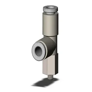 SMC VALVES KQ2Y04-M3G Branch Tee, 4 mm Size | AL3QMP