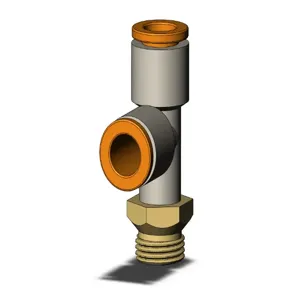 SMC VALVES KQ2Y07-U01A Branch Tee, 1/4 Inch Size | AL3TAF