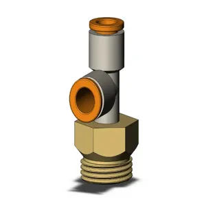 SMC VALVES KQ2Y07-U03A Branch Tee, 1/4 Inch Size | AL3TAJ