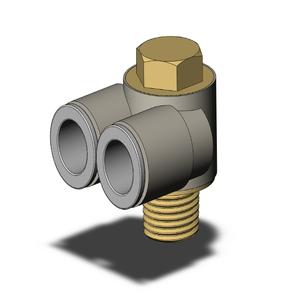 SMC VALVES KQ2Z10-02AS Elbow, 10 mm Size | AL4EMT