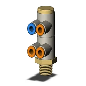 SMC VALVES KQ2ZD01-34AS Fitting, 1/8 Inch Size, Type Kq2 | AL3TDU