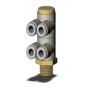 SMC VALVES KQ2ZD04-01AS Fitting, 4 mm | AL3TDW